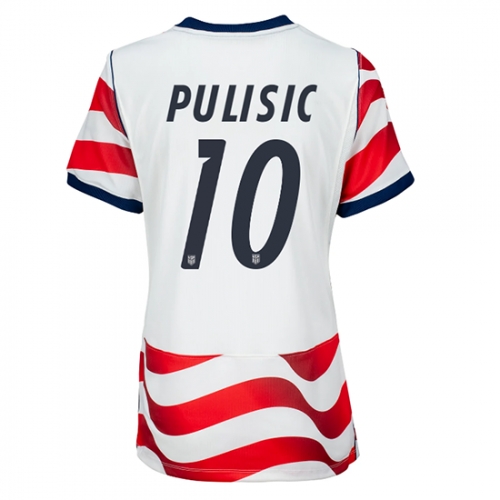 Billige Fotballdrakt Forente stater Christian Pulisic #10 Replika Hjemmedrakt Dame VM 2026 Kortermet Billige Fotballdrakt Forente stater Christian Pulisic #10 Replika Hjemmedrakt Dame VM 2026 Kortermet